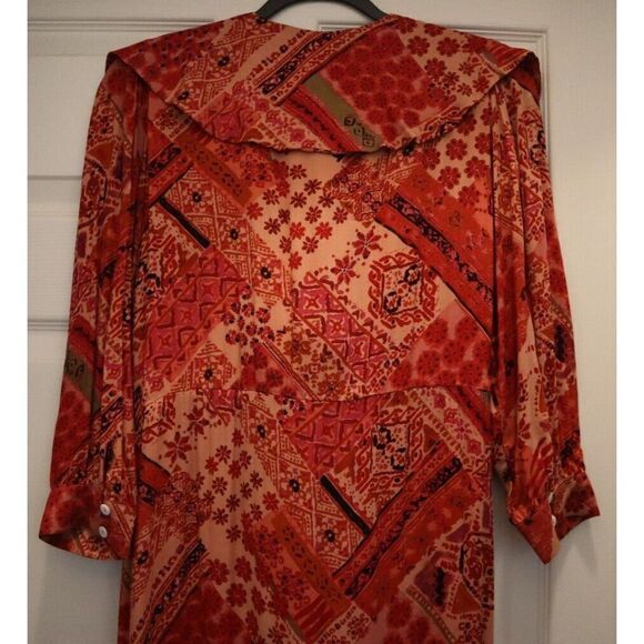 Free People OB1563474 Women's Sz S Primrose Combo Lennon Ruffle Maxi Dress - Picture 6 of 6